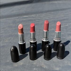 MAC Cosmetics Lipstick Trio - Coral and Mauve Collection